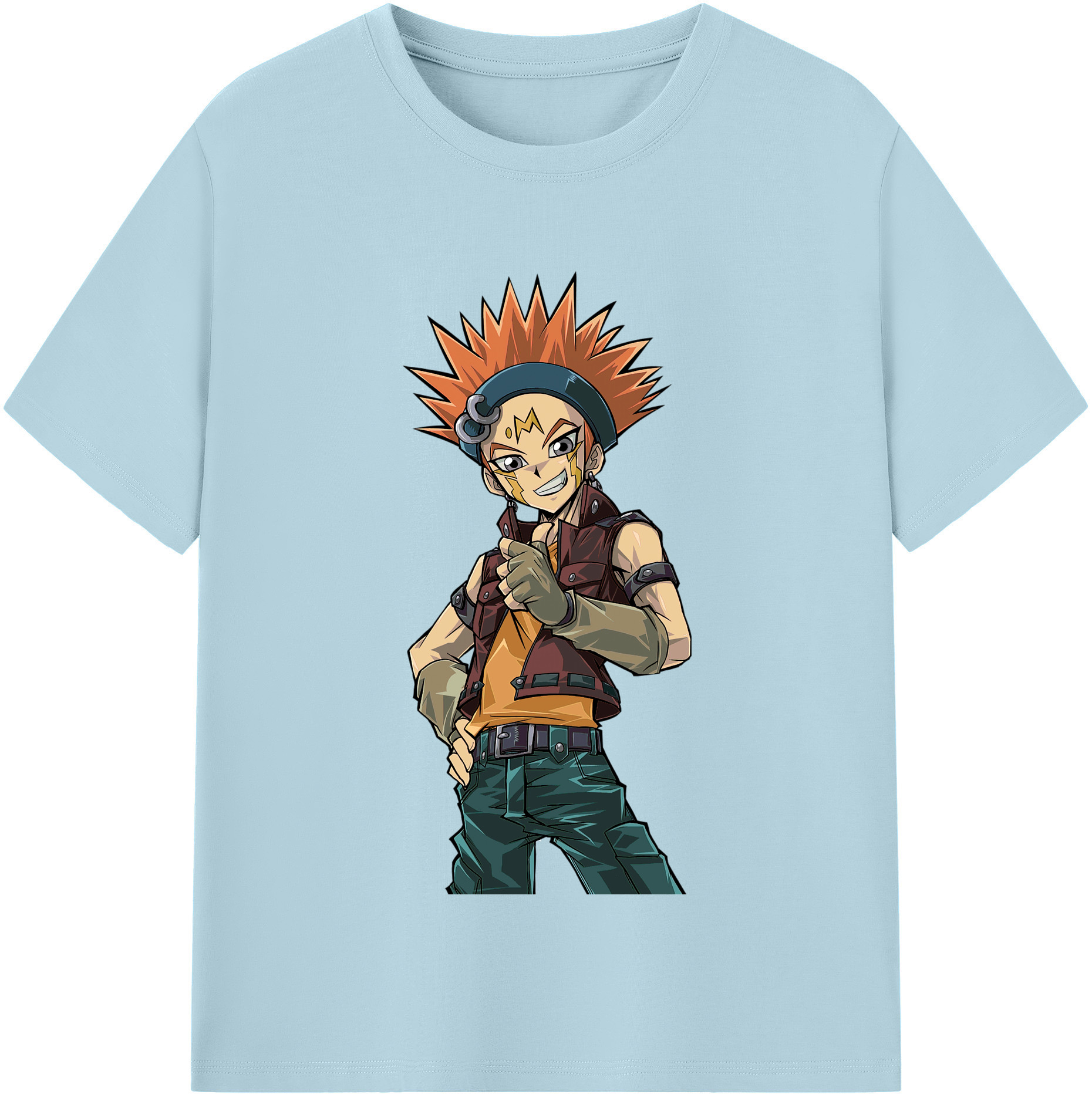 （画像用） 遊☆戯☆王 Yu-Gi-Oh! 綿100％半袖Tシャツ（フロントプリント）